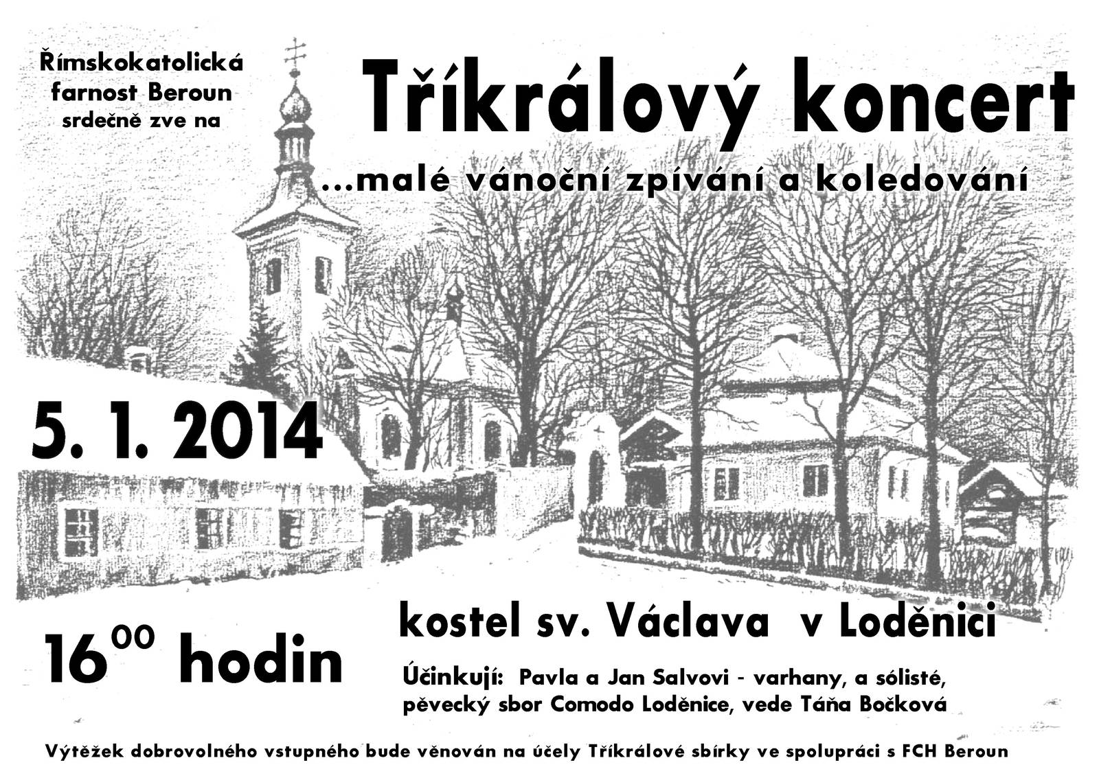 Tříkrálový koncert v Loděnicích
