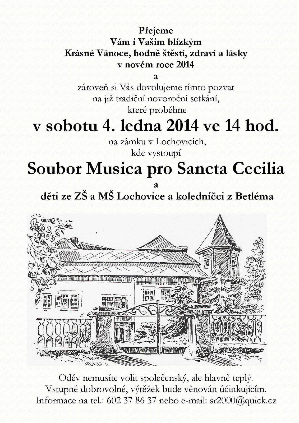 Tříkrálový koncert v Lochovicích