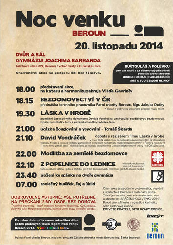 Noc venku Beroun
