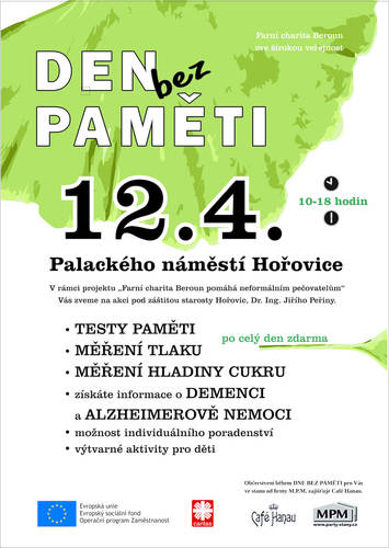 Den bez paměti HOŘOVICE 2017