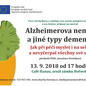 13.9. 2018: PŘEDNÁŠKA PhDr. J. DVOŘÁKOVÉ NA TÉMA ALZHEIMEROVY NEMOCI V HOŘOVICÍCH