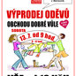 Vše od 10,- Kč: výprodej oděvů obchůdků Dobré vůle se koná 13. července
